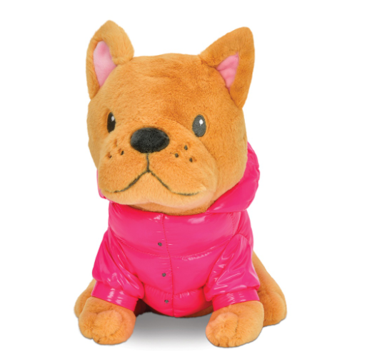 Dog in Puffer Coat Plush