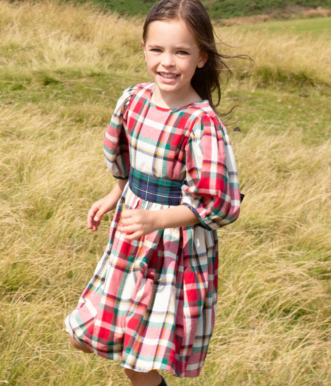 Holiday Tartan Ruby Dress