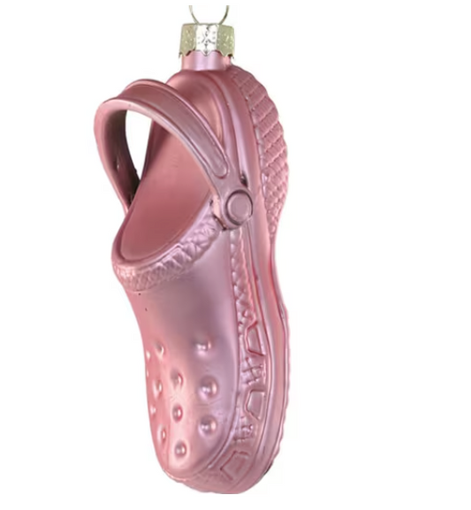 Pink Clog Ornament