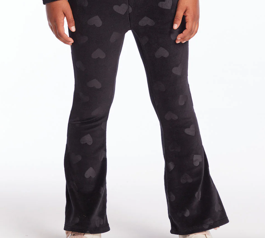 Licorice Heart Flare Legging