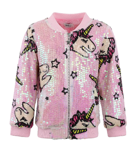 Unicorn Lovers Sequin Bomber