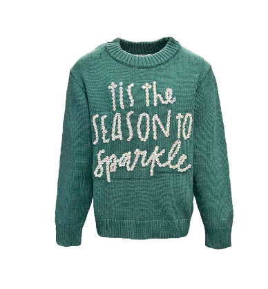 'Tis the Season to Sparkle Crystal Sweater