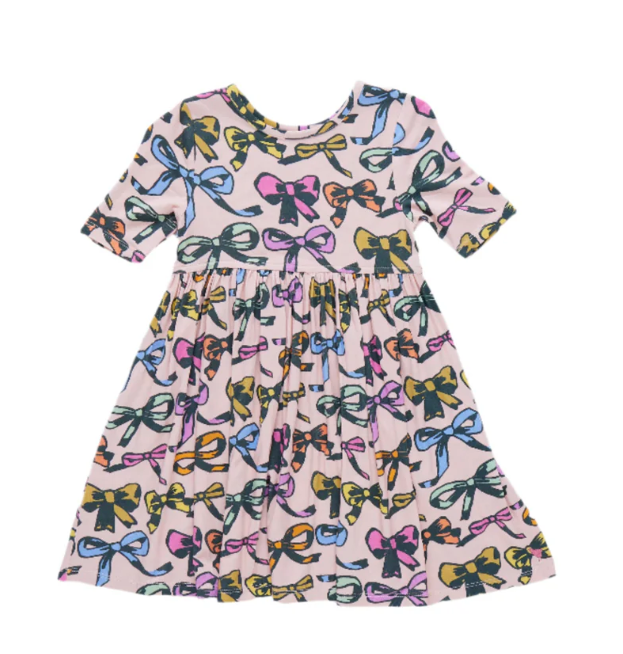 Bamboo Steph Dress | Multi Bows