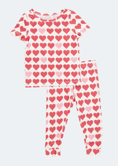 Bamboo PJ Set | Tiny Hearts