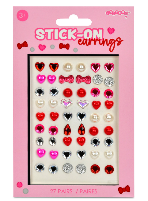 Jeweled Stick on Earrings