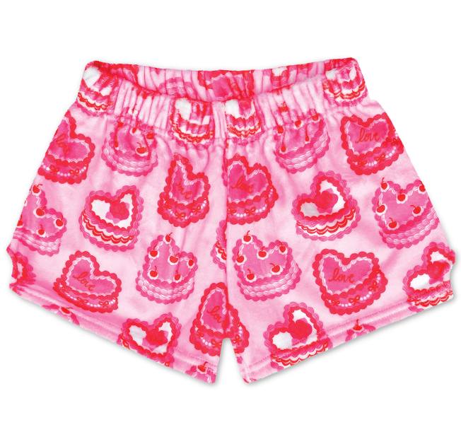 Heart Cakes Plush Shorts