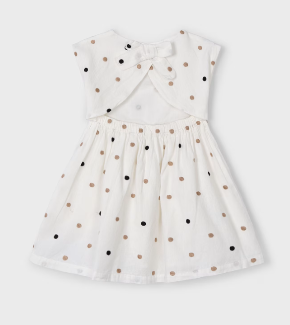 White Polka Dot Dress | 3921