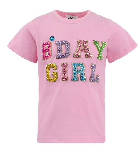 Pink Birthday Gem T Shirt