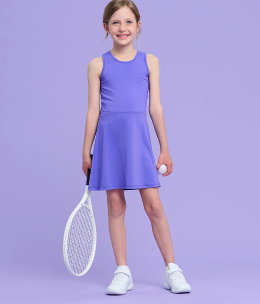 Purple Opulence A-Line Dress
