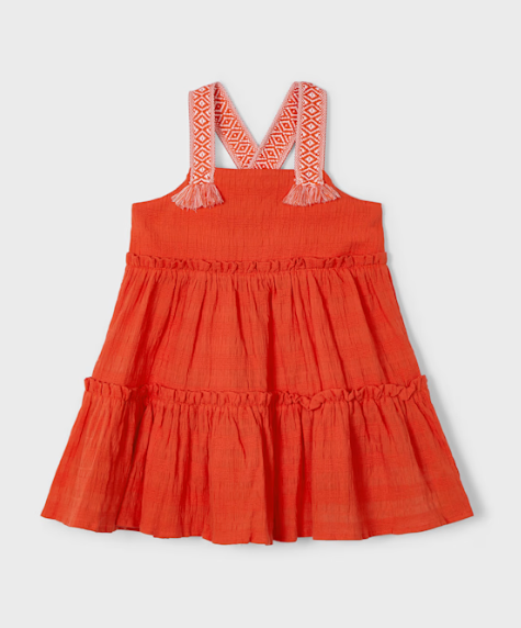 Applique Strap Dress | 3942
