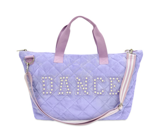 Love to Dance Quilted Overnight Bag