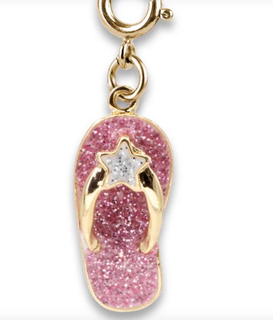 Glitter Flip Flop Charm