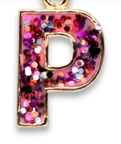 Glitter Initial Charm | P