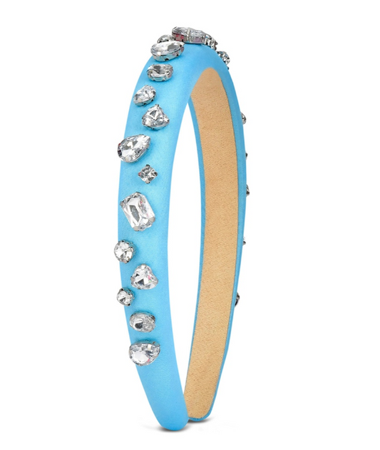 Ice Blue Gem Headband