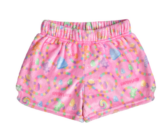 Candy Land Sugar Trail Plush Shorts