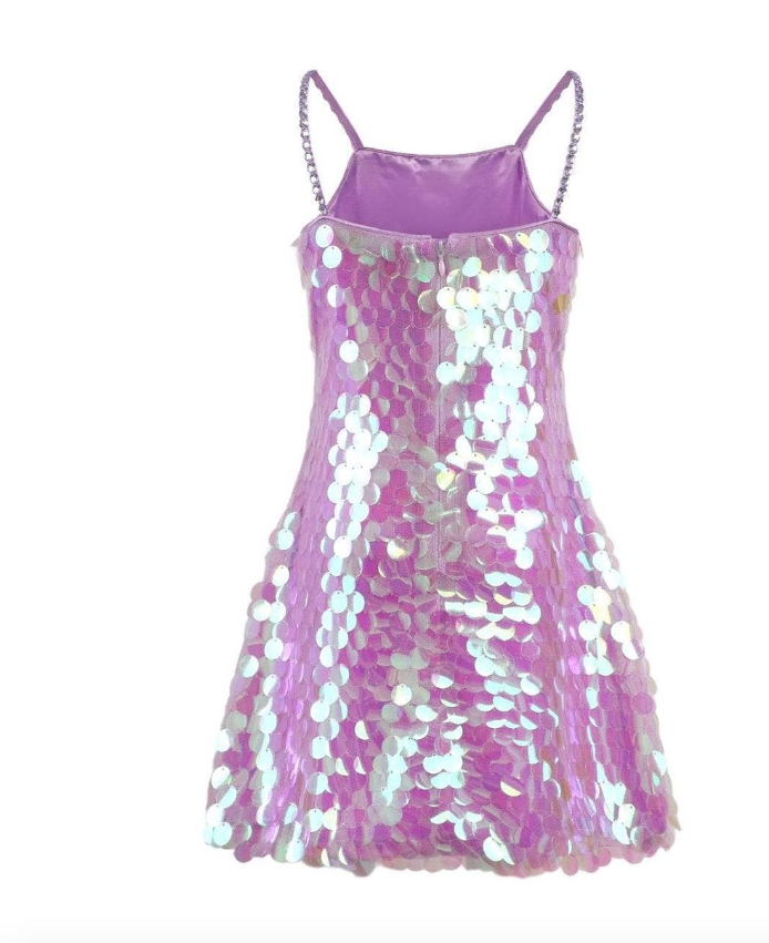 Lavender Magic Paillette Dress