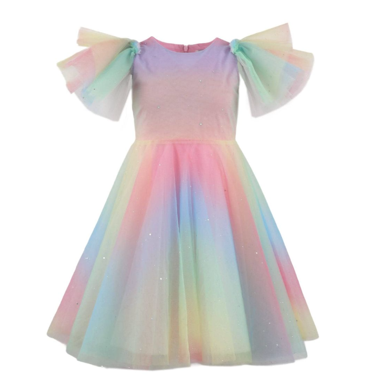 Sparkle Ombre Tulle Dress