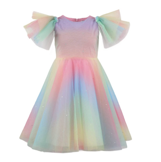 Sparkle Ombre Tulle Dress