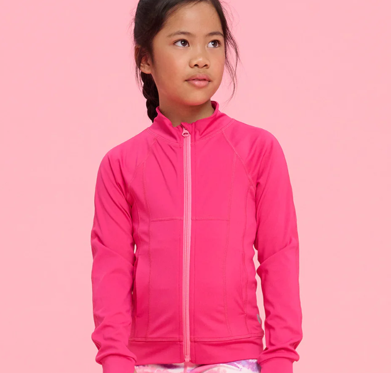 Fuchsia Pink Active Jacket