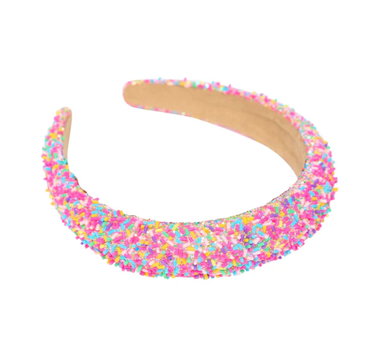 Girls Puff Confetti/Sprinkle Headband