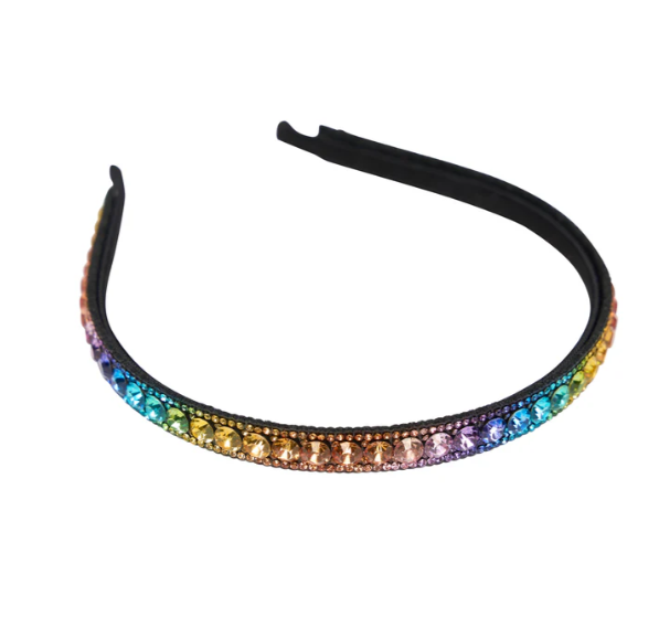 Rainbow Large Rhinestone Headband