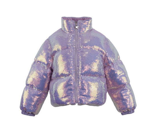 Lavender Shimmer Puffer