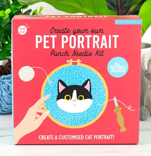 Cat Punch Needle Kit