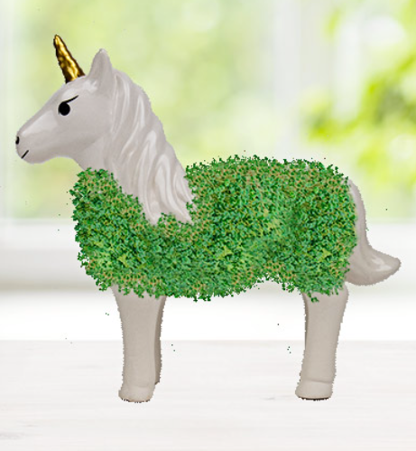 Unicorn Planter w/Seeds