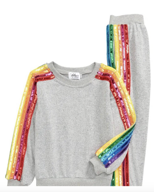 Sequin Rainbow Tracksuit