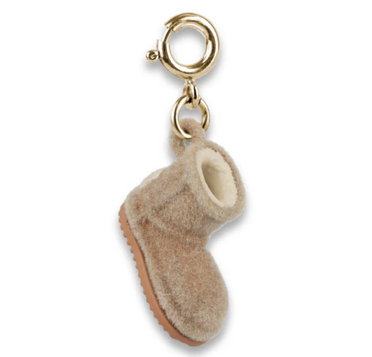 Gold Furry Boot Charm