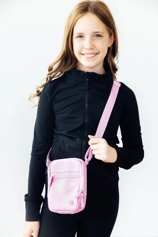Bubblegum Pink Crossbody Bag