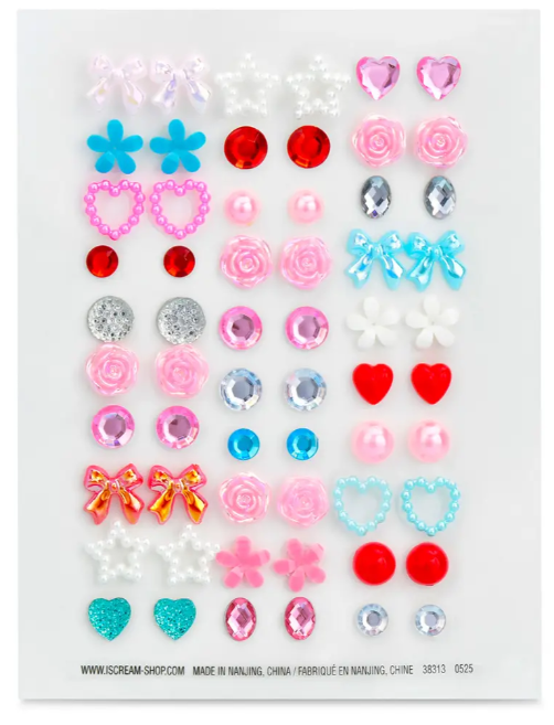 Sparkly Stick-On Earrings