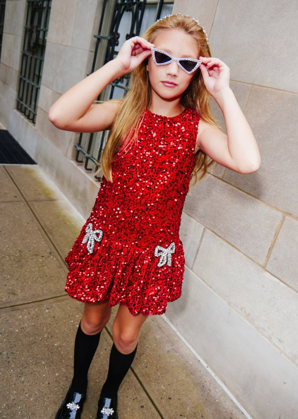 Ruby Bows Dress