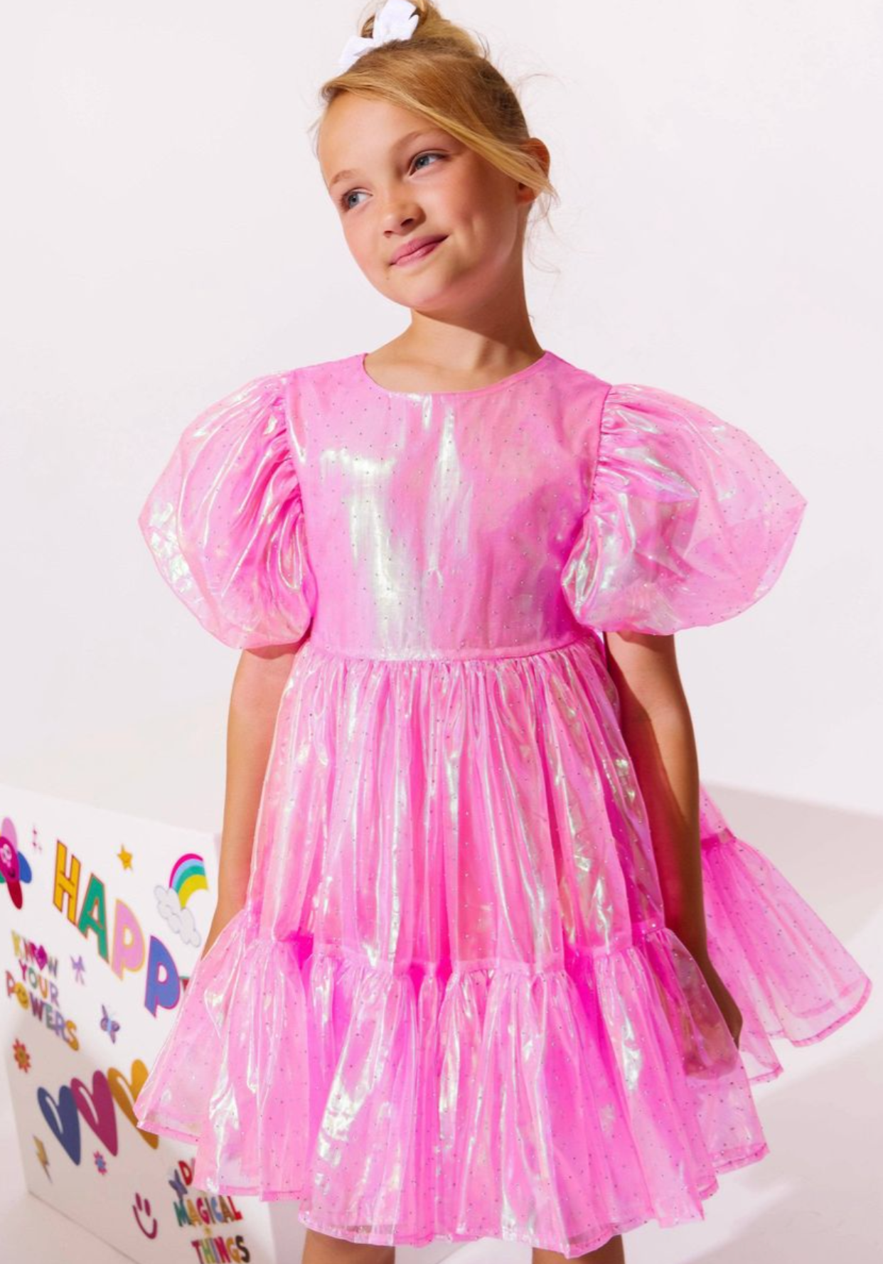 Crystal Pink Hologram Dress