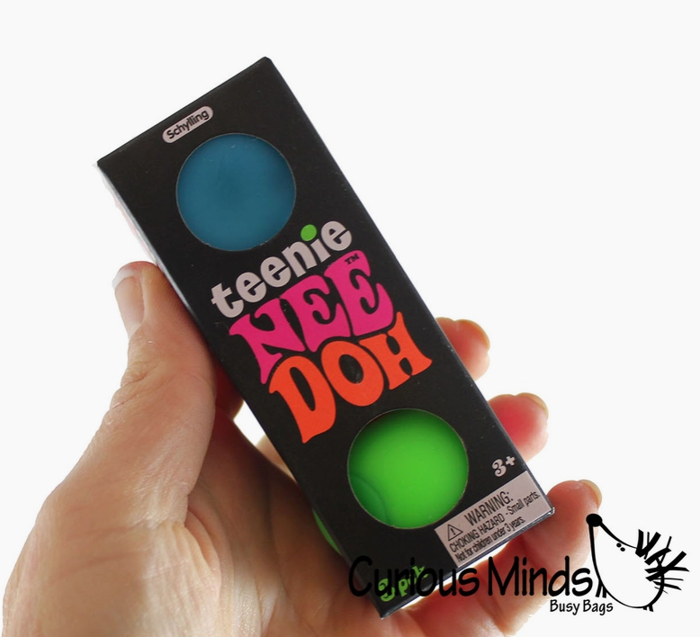 3 Teenie Tiny Nee-Doh 3 Pack Soft Doh Balls