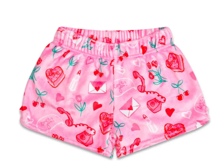 Love Doodles Plush Shorts