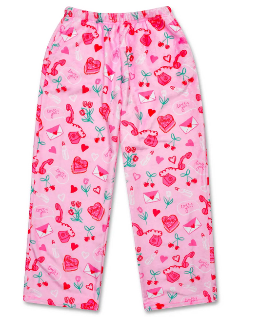 Love Doodles Plush Pants