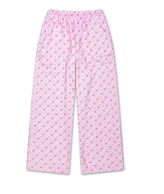 Pretty in Pink Plush Pants