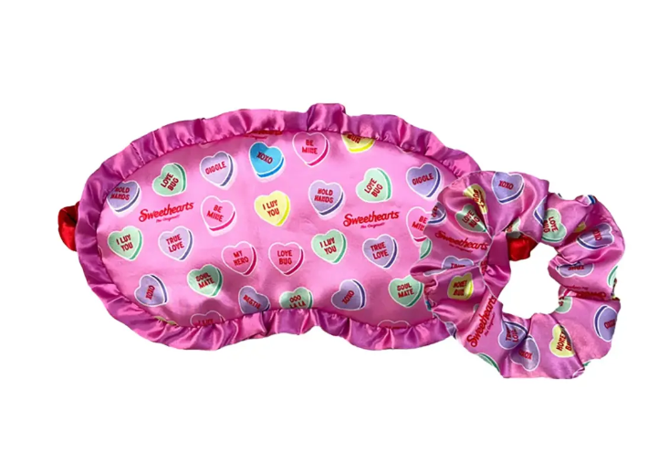 Sweethearts Eye Mask & Scrunchie Set