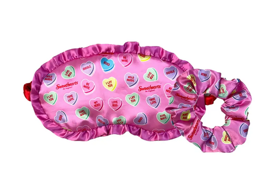 Sweethearts Eye Mask & Scrunchie Set