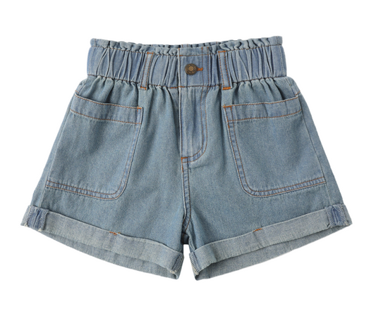 Alba Denim Short | Washed Blue