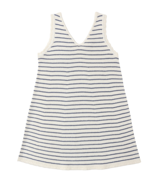 Crochet Tank Mini Dress | Marine