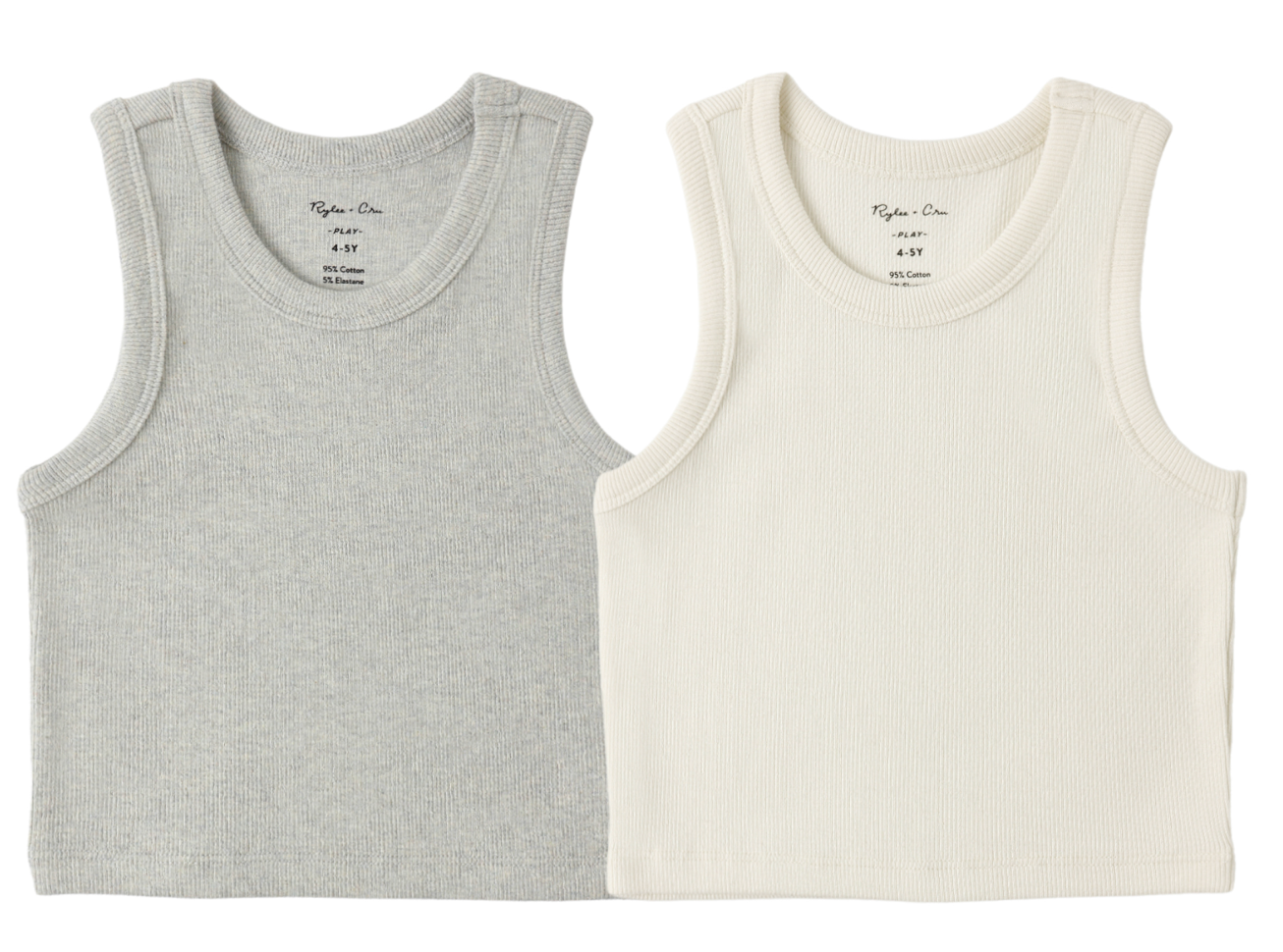 Ribbed Tank | Ivory