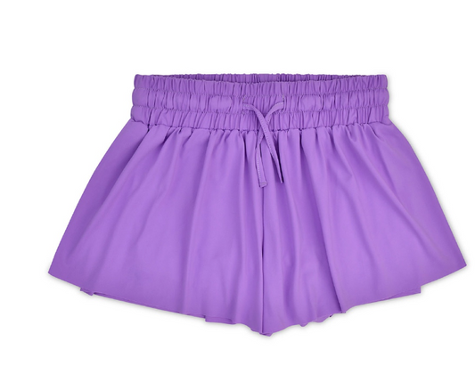 Vivid Violet Butterfly Shorts