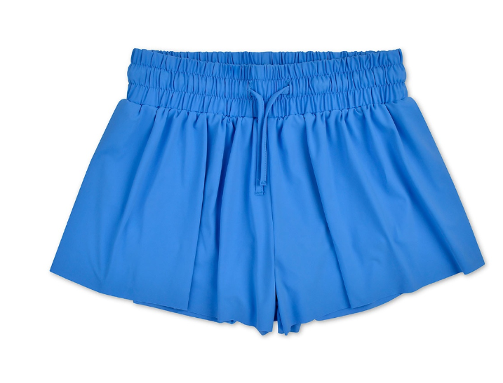 Bright Blue Butterfly Shorts