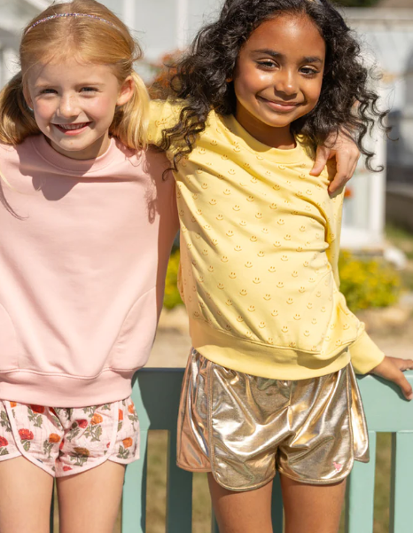 Gold Millie Metallic Short