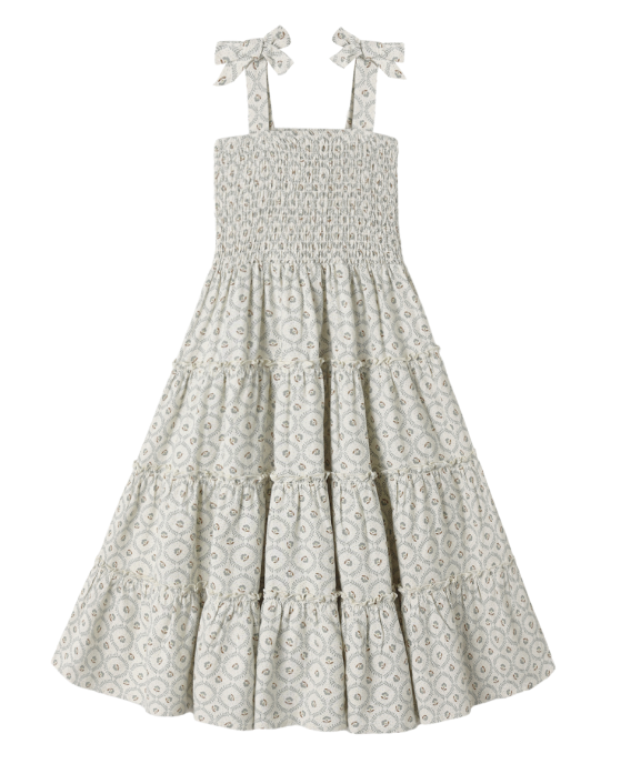 Taylor Dress | Green Fleur