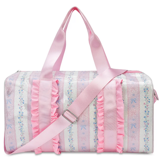 Floral Stripe Duffel Bag