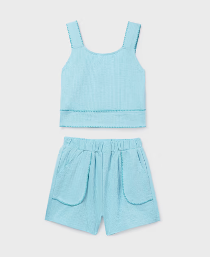 Sky Blue Short/Top Set | 6213