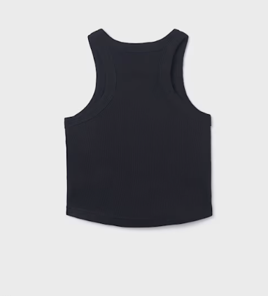 Black Studded Racerback Tank | 6013